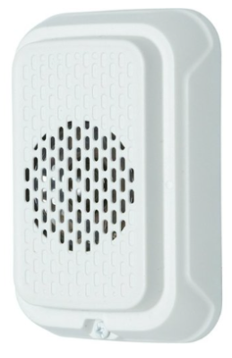 System Sensor HGWL-LF L-Series Indoor Low Frequency Compact Sounder, 2-Wire, Wall Mount, White