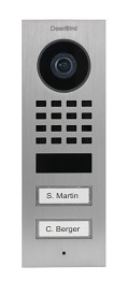 Doorbird DB-D1102V FLUSH MOUNT IP Video Intercom System, PoE