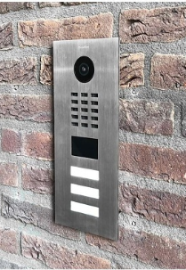 DoorBird 423870727 D2103V IP Video Intercom System for Multi-Tenant Buildings, Stainless Steel V2...