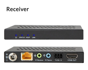 Binary B-540-EXT-70-SLIM 540 Series Slim 4K Ultra HD HDBaseT Extender with IR and RS-232