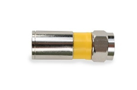 Binary BC3-F-RG6U F Male Compression Connector-RG6/U, Nickel, 20-Pack