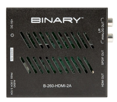 Binary OG-B260HDMI2 260 Series 4K HDR Audio Extractor