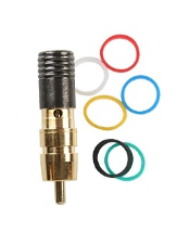 Binary BC5-RCA-MINI RCA Male Compression Connector 75 Ohms, Bag of 20