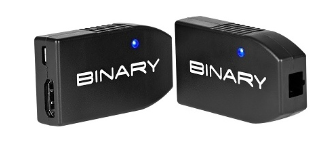 Binary B10-FBR-EXT-18G B10 Series Fiber to HDMI Extender, 4K at 60Hz, 18Gbps, HDR, ARC
