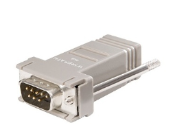 Binary DB9-M-RJ45-NULL DB9 Male to RJ45 Modular Adapter with Null Modem Pinout
