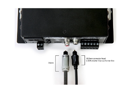 Binary B4-TOS-1 Toslink Cable, Optical Signal Transfer, 3.3' (1m)