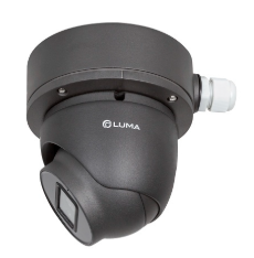 Luma LUM-A20-JB-FX-BTB X20 Junction Box for Fixed Bullet / Turret Camera, Black