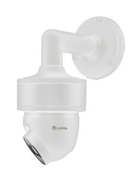 Luma LUM-A20-WMB-FX-TDW Wall Mount Bracket For Fixed Dome/Turret Extension Junction Box, White