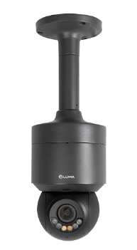 Luma LUM-A20-CM-FEMPTZ-B X20 PTZ 8.7" Ceiling Extension Mount for Mini PTZ & Fisheye Camear, Blac...