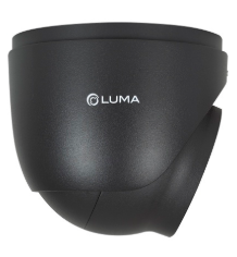 Luma LUM-820-IP-TFB 820 Series 8MP Turret IP Outdoor Camera, 2.8mm Fixed Lens, Black