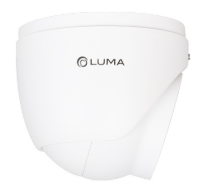 Luma LUM-520-IP-TFCW 520 Series 5MP 24/7 Full Color Turret IP Outdoor Camera, 2.8mm Fixed Lens, W...