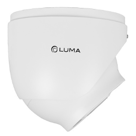 Luma LUM-820-IP-TFHW 820 Series 8MP Turret IP Outdoor Camera, 2.8mm Fixed Lens, WDR 120 dB, IP67,...