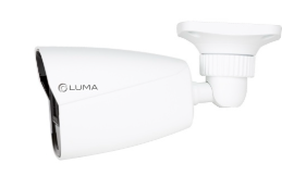 Luma LUM-820-IP-BFW 820 Series 8MP Bullet IP Outdoor Camera, 2.8mm Fixed Lens, White