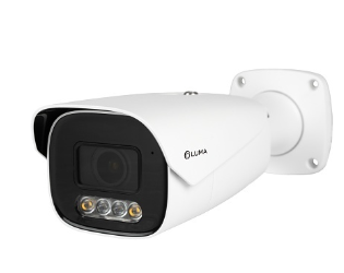 Luma LUM-820-IP-BMHW 8MP IP Outdoor Bullet Camera, Varifocal Lens, White