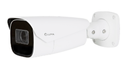 Luma LUM-820-IP-BMW 820 Series 8MP Bullet IP Outdoor Camera, 2.8-12mm Motorized Lens, White