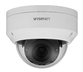 Hanwha ANV-L7082R A-Series 4MP WDR IR Dome IP Camera, 3.3-10.3mm Motorized Varifocal Lens, White