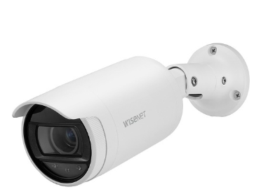 Hanwha ANO-L7082R A Series 4MP IR Bullet Camera, 3.3-10.3mm Varifocal Lens, IP66, White