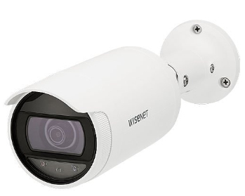 Hanwha ANO-L7012R A-Series 4MP IR WDR Bullet IP Camera, 3mm Fixed Lens, White