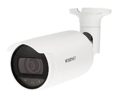 Hanwha ANO-L7012R A-Series 4MP IR WDR Bullet IP Camera, 3mm Fixed Lens, White