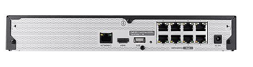 Hanwha ARN-810S Series 8-Channel 8MP Plug and Play NVR, HDD Not Included