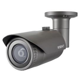 Hanwha QNO-6012R1 Q-Series 2MP IR Bullet Camera, 2.8mm Fixed Lens, Dark Gray