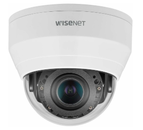 Hanwha QND-8080R/KME Series 5MP IR Dome IP Camera, 3.2-10mm Motorized Varifocal Lens, White, TAA ...