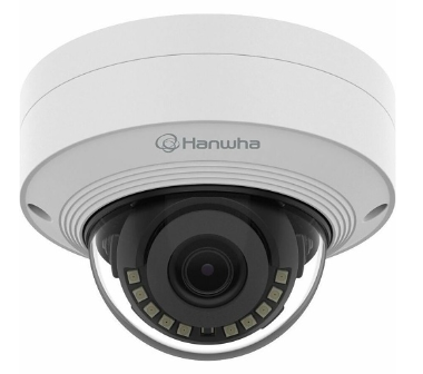 Hanwha QNV-C9011R 8MP 4K Vandal Dome Camera IR AI, White