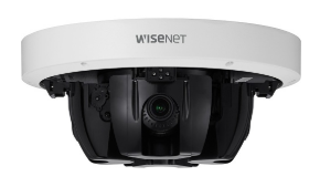 Hanwha PNM-9085RQZ1 20MP (5MP x 4) Multi-Sensor Multi-Directional PTRZ Camera, 4.13-9.4mm Motoriz...