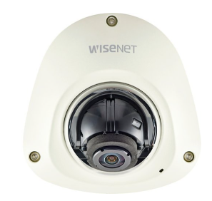 Hanwha XNV-6012M X-Series 2MP Mobile Outdoor Vandal Dome Camera, 2.4mm Fixed Lens, Ivory
