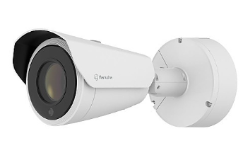 Hanwha PNO-A9311RLP 4K AI Bullet Camera, 6.91-214.7mm Varifocal Lens, 31x Optical Zoom, IR 70m, W...