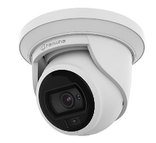 Hanwha ANE-L7012L Wisenet A Series 4MP Super-Compact White Light Flateye Camera, 3mm Lens, IP66, ...