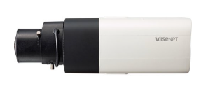 Hanwha XNB-6000 X-Series 2MP IP Box Camera, Lens Not Included, Black/Ivory