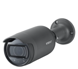 Hanwha LNO-6072R L-Series 2MP Outdoor IR Bullet Camera, 3.2-10mm Varifocal Lens, Gray