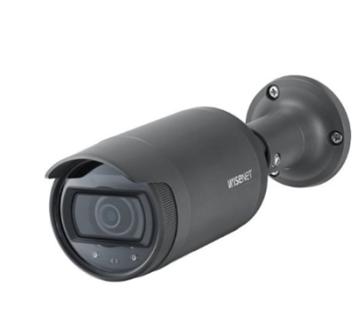 Hanwha LNO-6012R L-Series 2MP Outdoor IR Bullet Camera, 2.8mm Fixed Lens, Gray