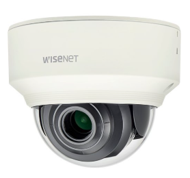 Hanwha XND-L6080V X-Series 2MP Indoor Vandal Dome Camera, 3.2-10mm Varifocal Lens, Ivory