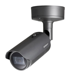Hanwha XNO-6080R X-Series 2MP IR Bullet Camera, 2.8-12mm Varifocal Lens, Gray