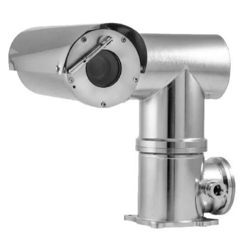 Hanwha TNU-X6320A1WT2-C TNU-X6320A Series 2MP Explosion Proof PTZ Camera, 4.44-142.6mm Varifocal ...