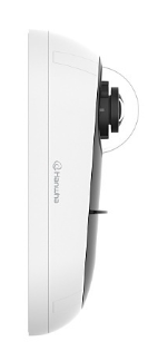 Hanwha TNV-C8011RW T Series 5MP AI IR Wall Mount Camera, 1.6mm Fixed Lens, 15m IR, White