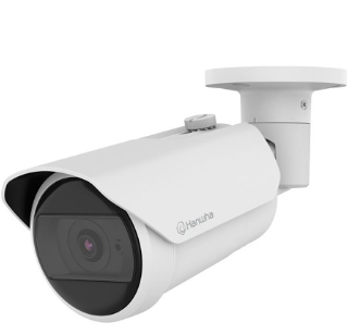 Hanwha QNO-C8023R 5MP AI IR Bullet IP Camera, 120 dB WDR, 30m IR, 4mm Fixed Lens