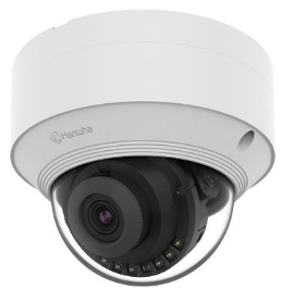 Hanwha QND-C8023R 5MP AI Indoor Dome IR Camera with Built-In Mic, 4mm Fixed Lens