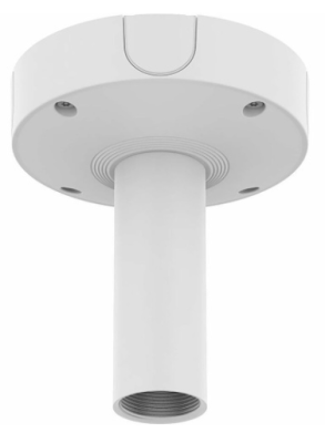 Hanwha SBP-150CMP Ceiling Mount Pipe, Aluminum, White