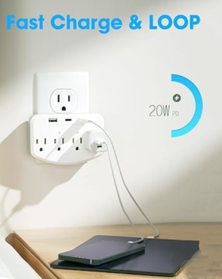 Hidden WiFi Wall Outlet Spy Camera - 1080p Indoor camera