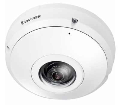 VIVOTEK FE9191-H-V2 12MP 360° WDR Pro Fisheye IP Camera, 1.22mm Lens, H.265, IK10