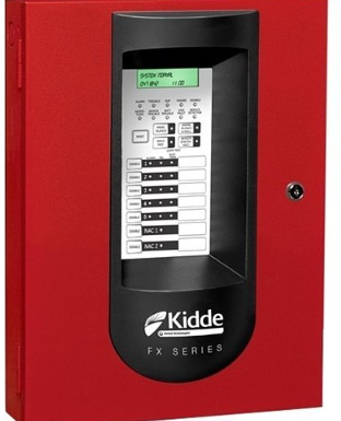 Kidde FX-5R Zone Conventional Fire Alarm Control Panel, Red