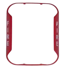 System Sensor BZGR-P Wall Red Bezl Kit Compact Plain