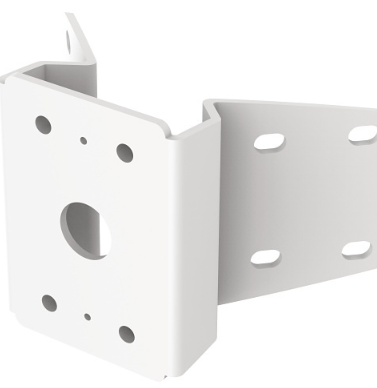 AXIS T94R01B Indoor/Outdoor Corner Bracket for Cameras, Corrosion Resistant, Powder-Coated Alumin...