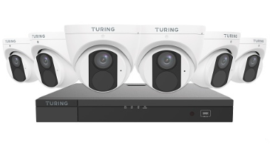 Turing Video TLK6T482 LITE IP Security Video Kit with 8-Channel NVR 2TB and 6x 4MP Turret Camera ...