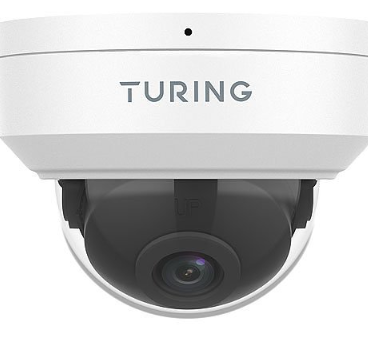 Turing Video TP-MFD8M28 SMART Series TwilightVision 8MP IR Dome IP Camera, 2.8mm Lens, White