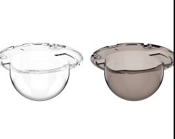 AXIS TP3802 Hard-Coated Dome for P32 Series, 4-Pack, Smoked