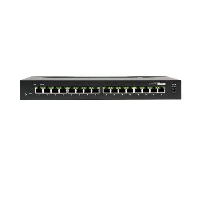 Araknis Networks AN-110-SW-C-16P 110 Series Unmanaged+ Gigabit Compact Switch, 16-Ports, Side Fac...
